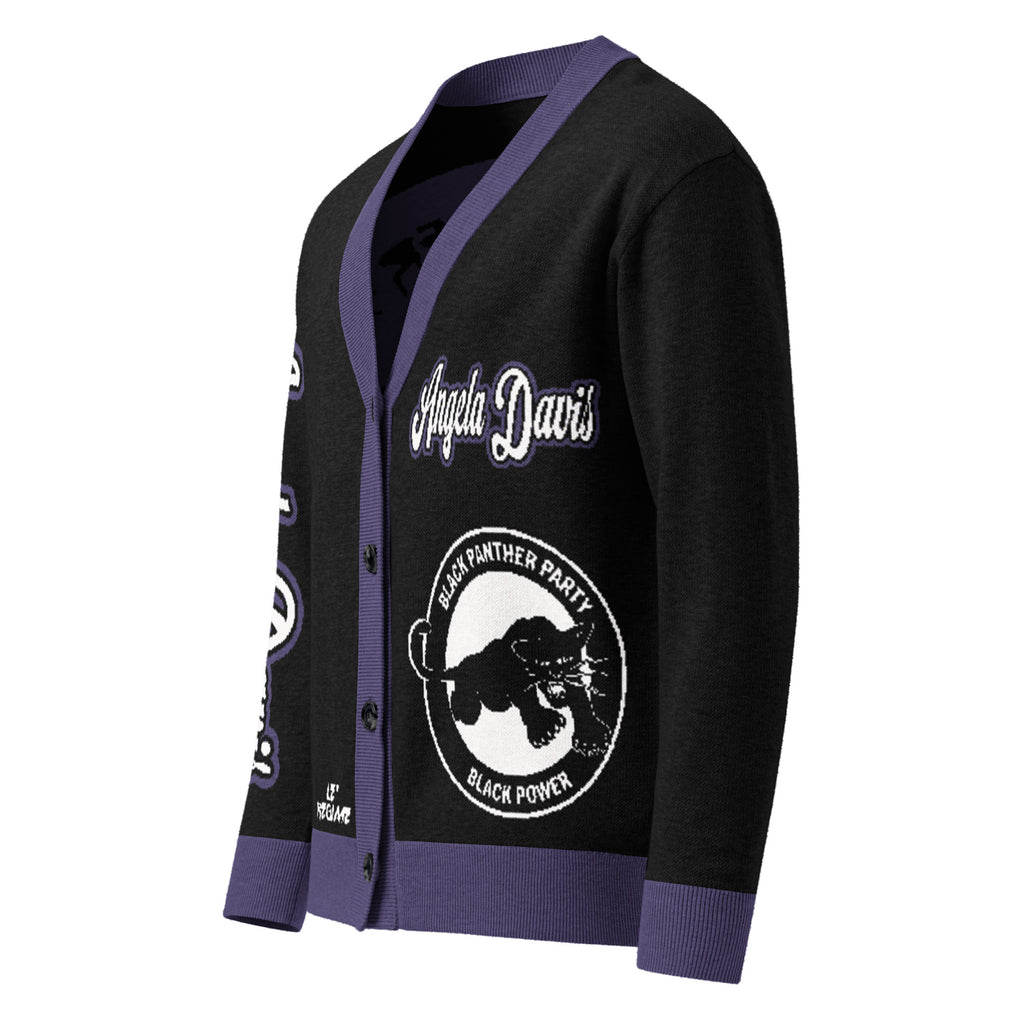 Angela Davis x Legends Never Die Knitted Cardigan