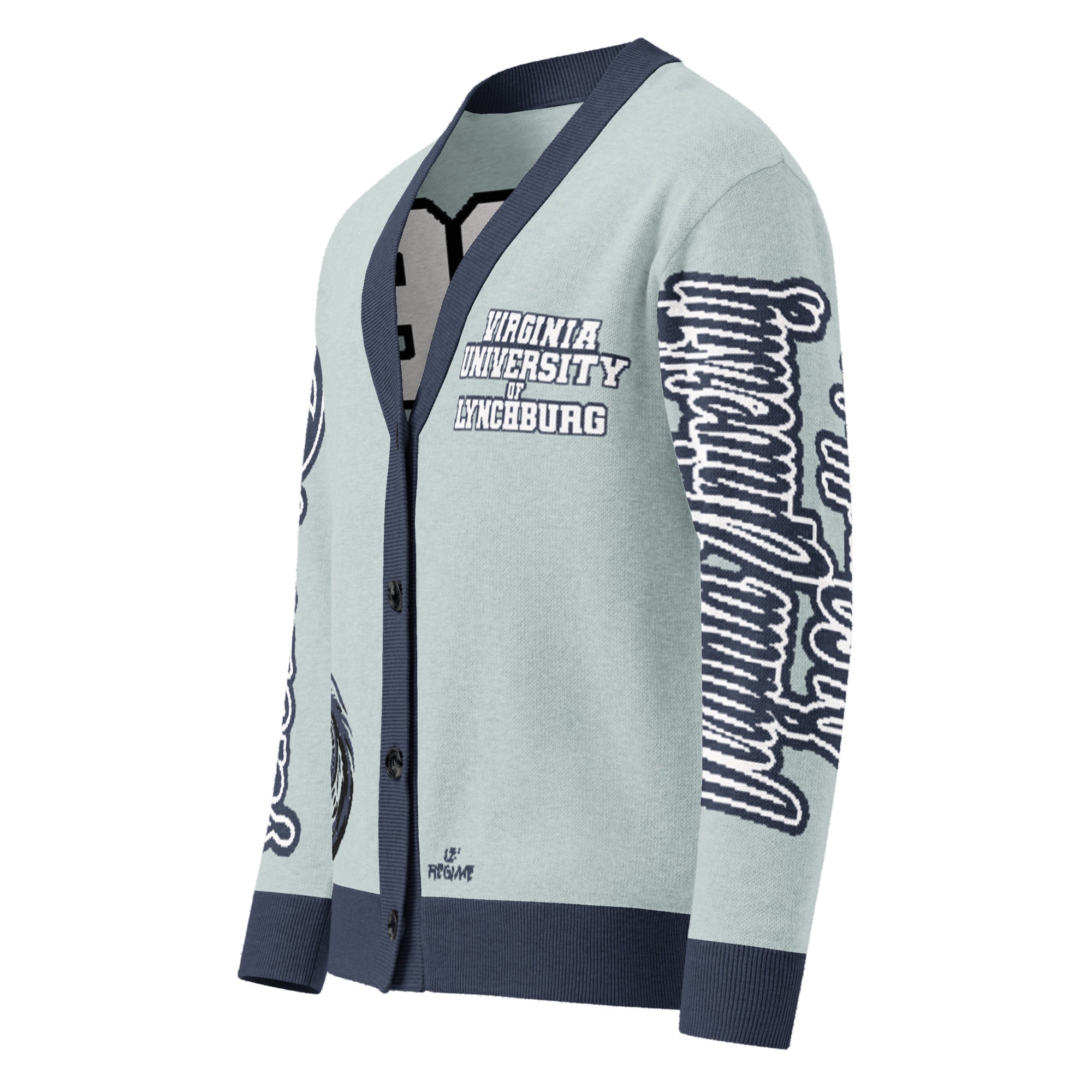 Virginia University of Lynchburg Unisex Knitted Cardigan