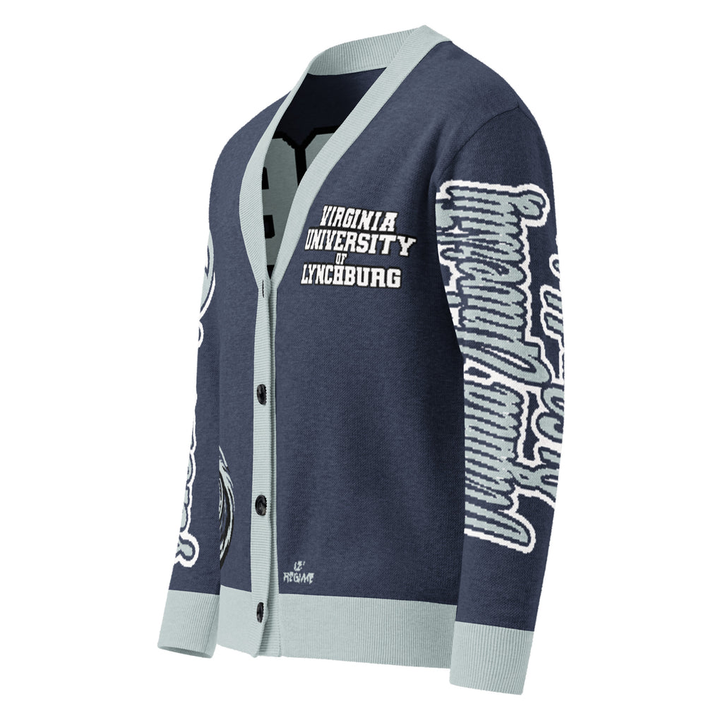 Virginia University of Lynchburg Unisex Knitted Cardigan