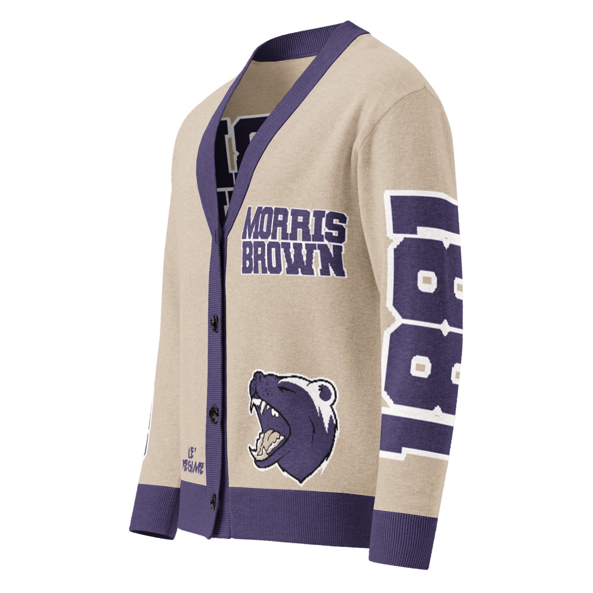 Morris Brown Knitted Cardigan