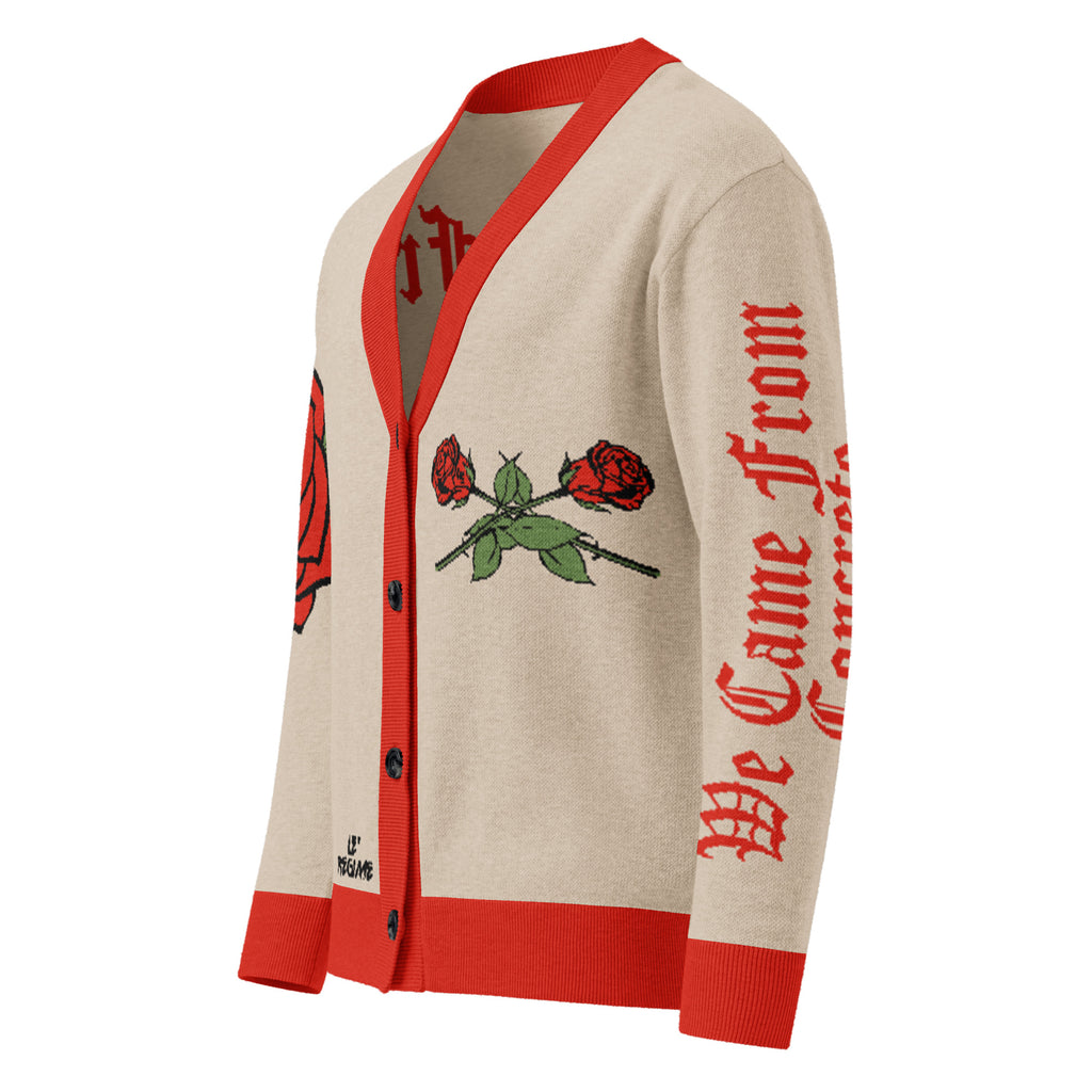 We Came From Concrete Knitted Cardigan