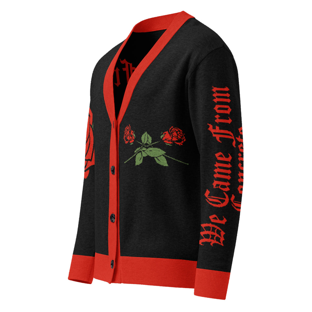 We Came From Concrete Knitted Cardigan