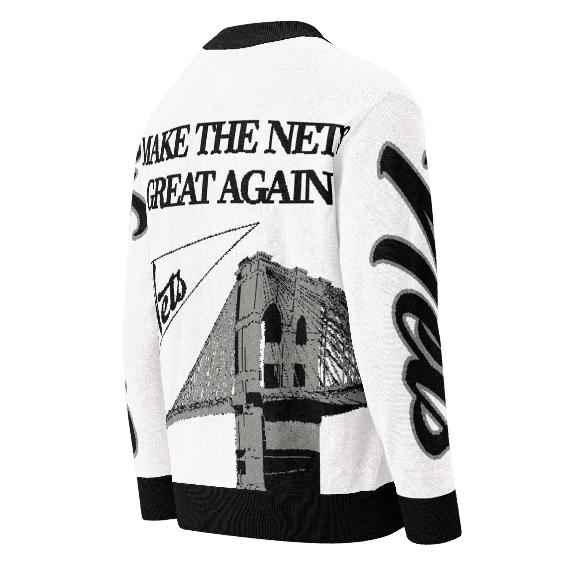 Brooklyn Nets Unisex Knitted Cardigan