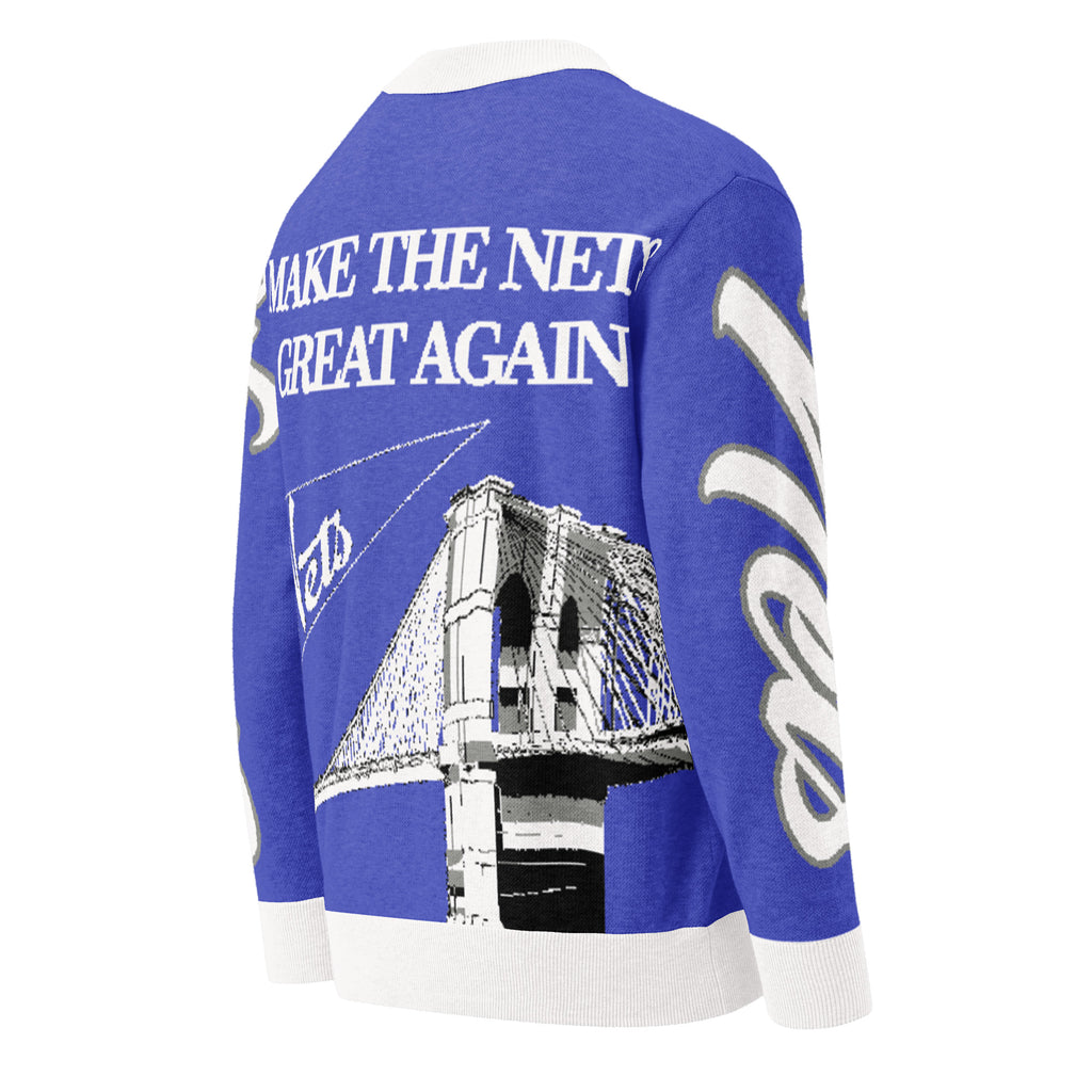 Brooklyn Nets Unisex Knitted Cardigan