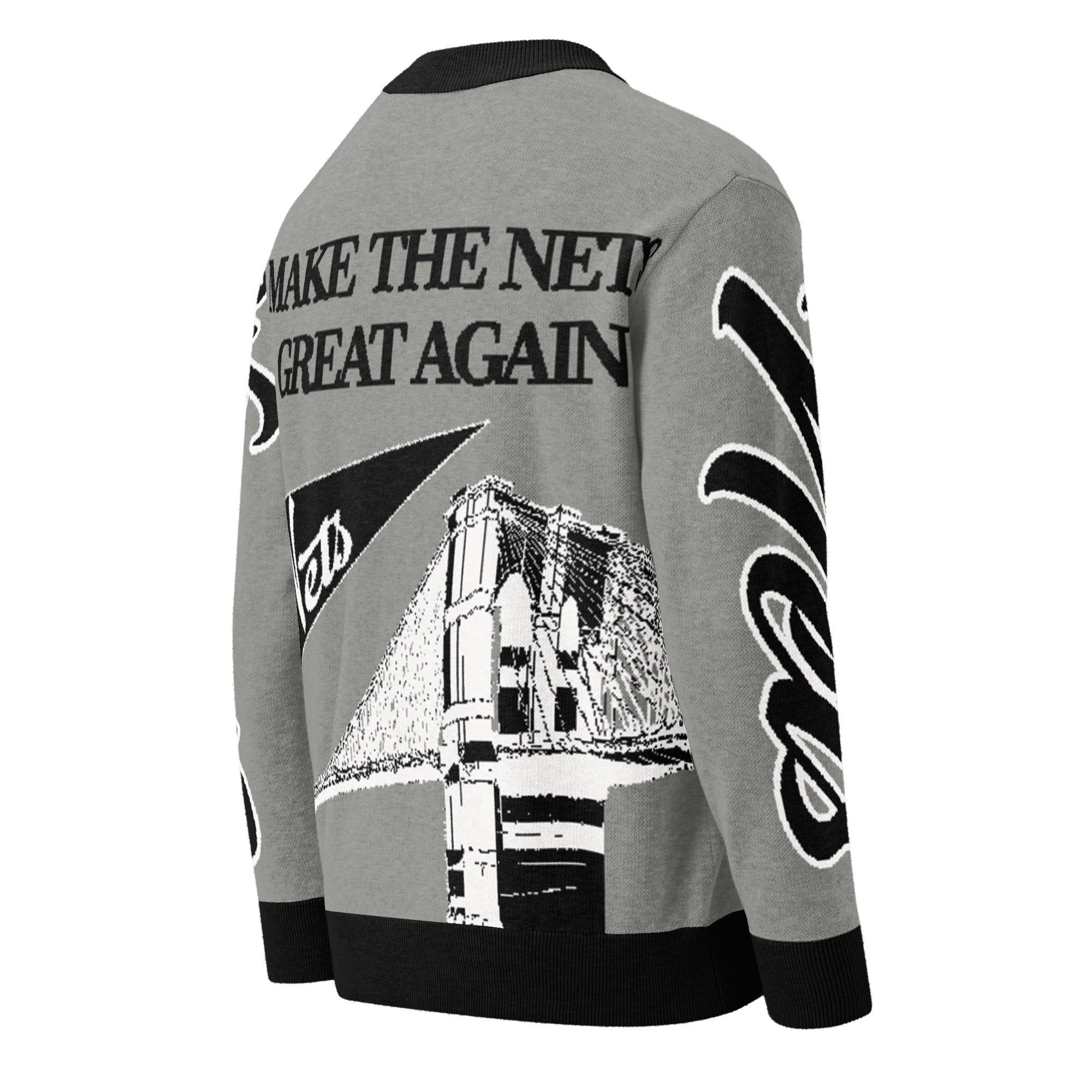 Brooklyn Nets Unisex Knitted Cardigan