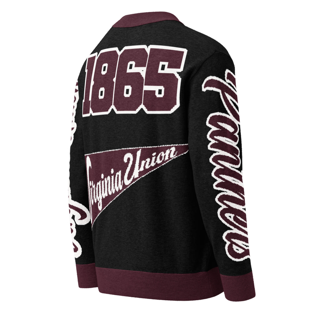 Virginia Union Unisex Knitted Cardigan