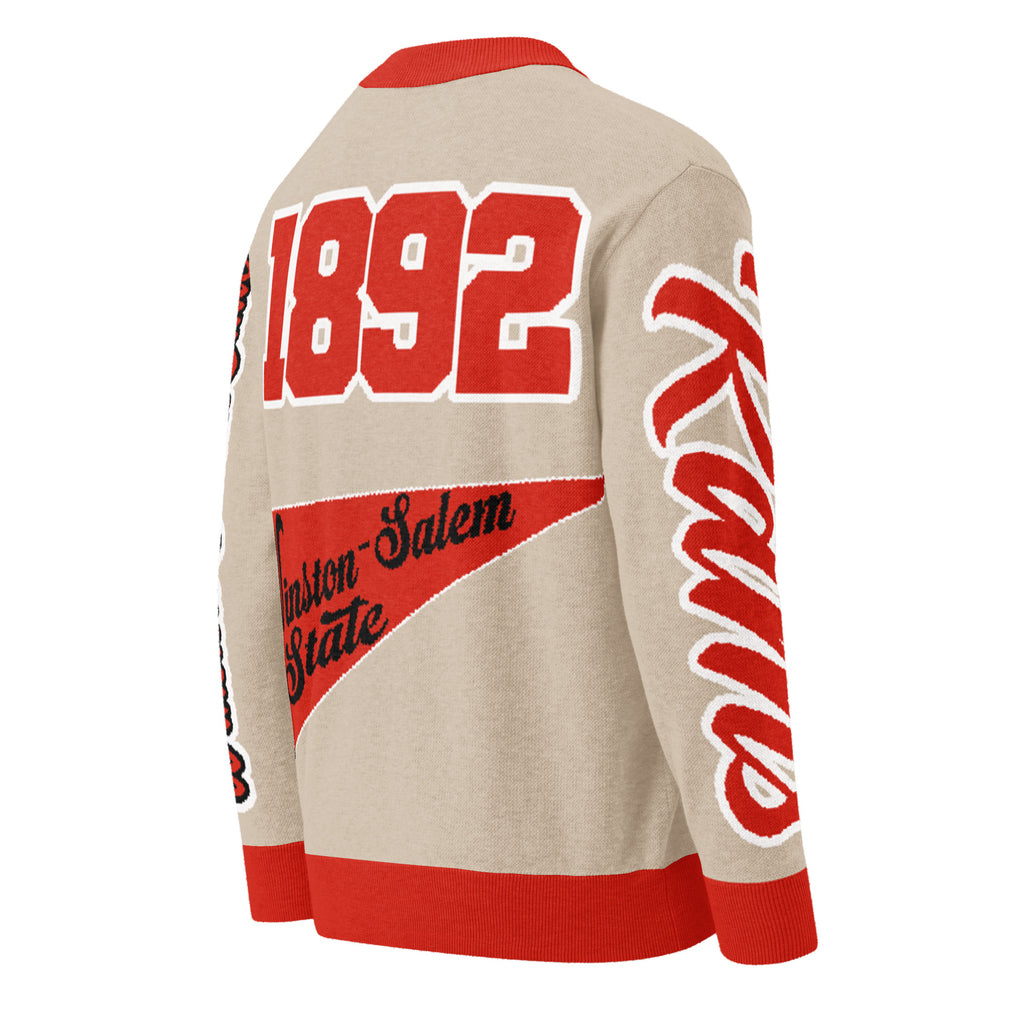 Winston-Salem State Knitted Cardigan