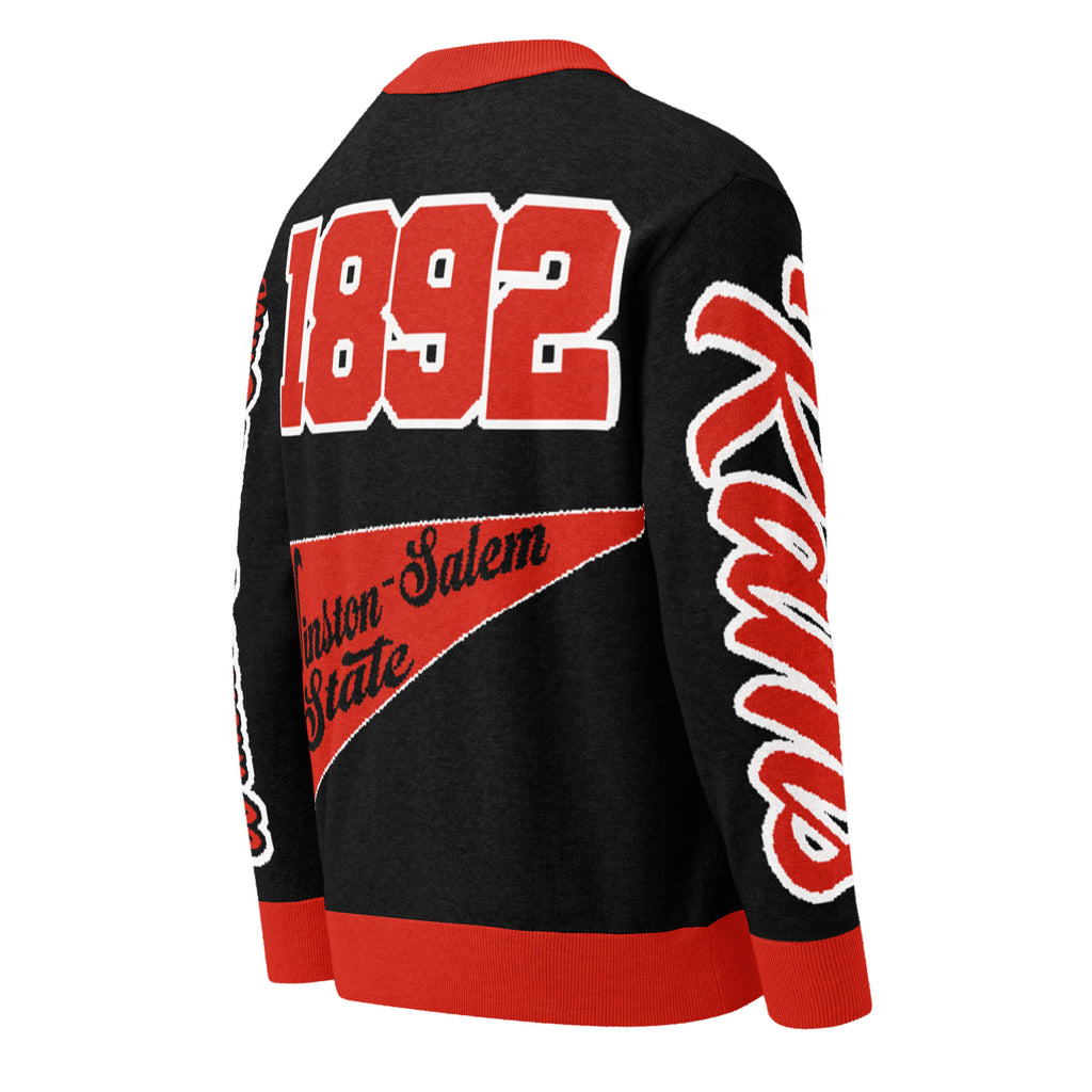 Winston-Salem State Knitted Cardigan