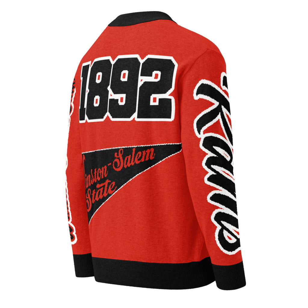Winston-Salem State Knitted Cardigan