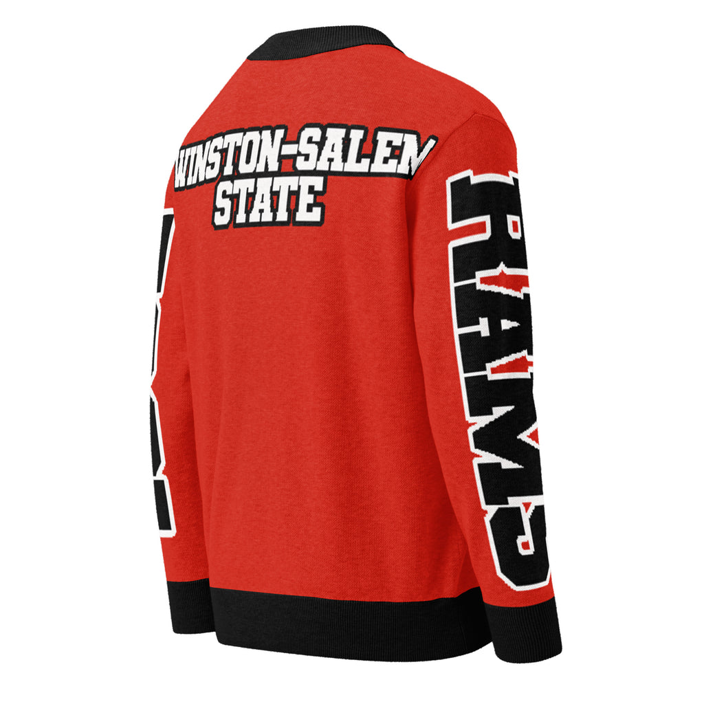 Winston-Salem State Knitted Cardigan