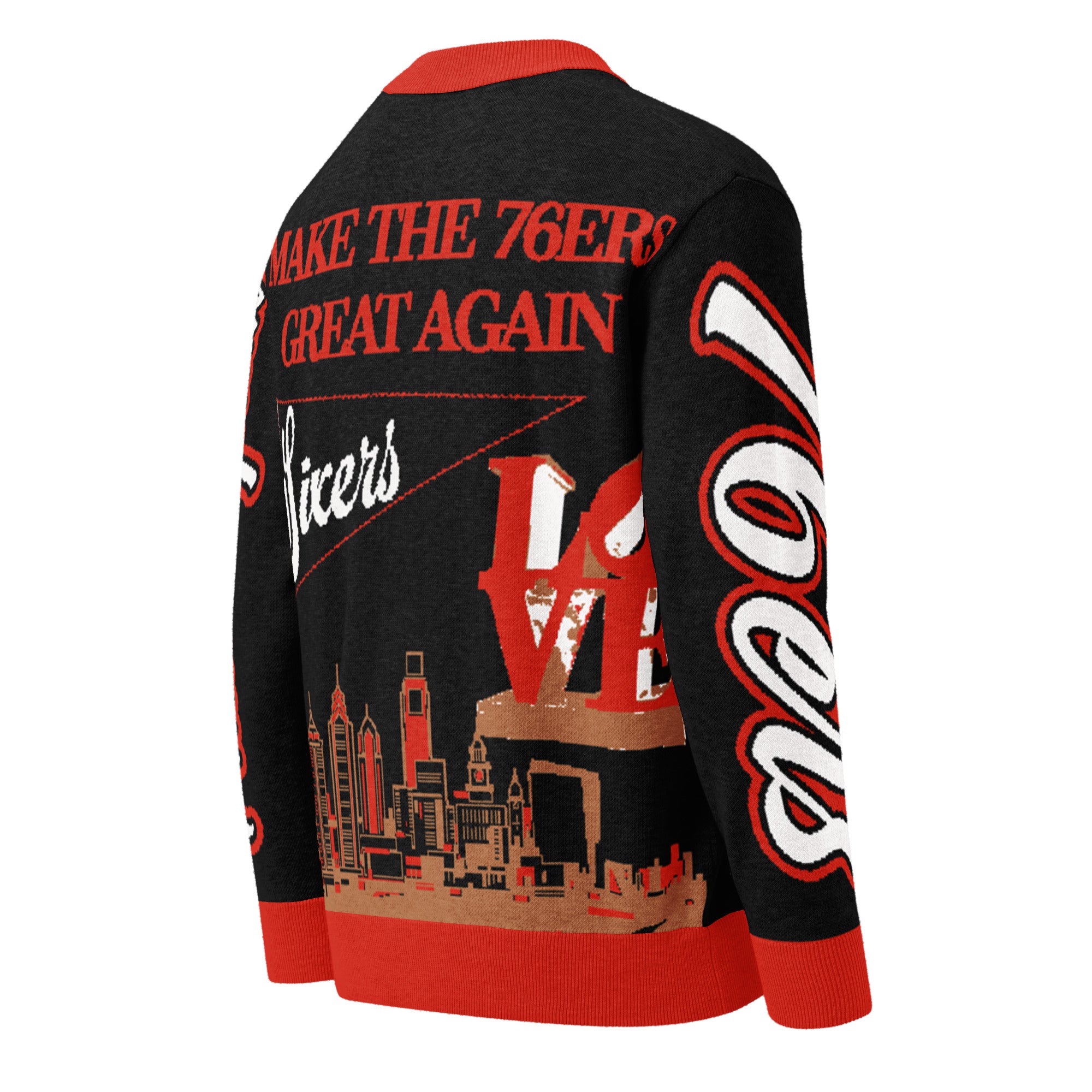 Philadelphia 76ers Unisex Knitted Cardigan