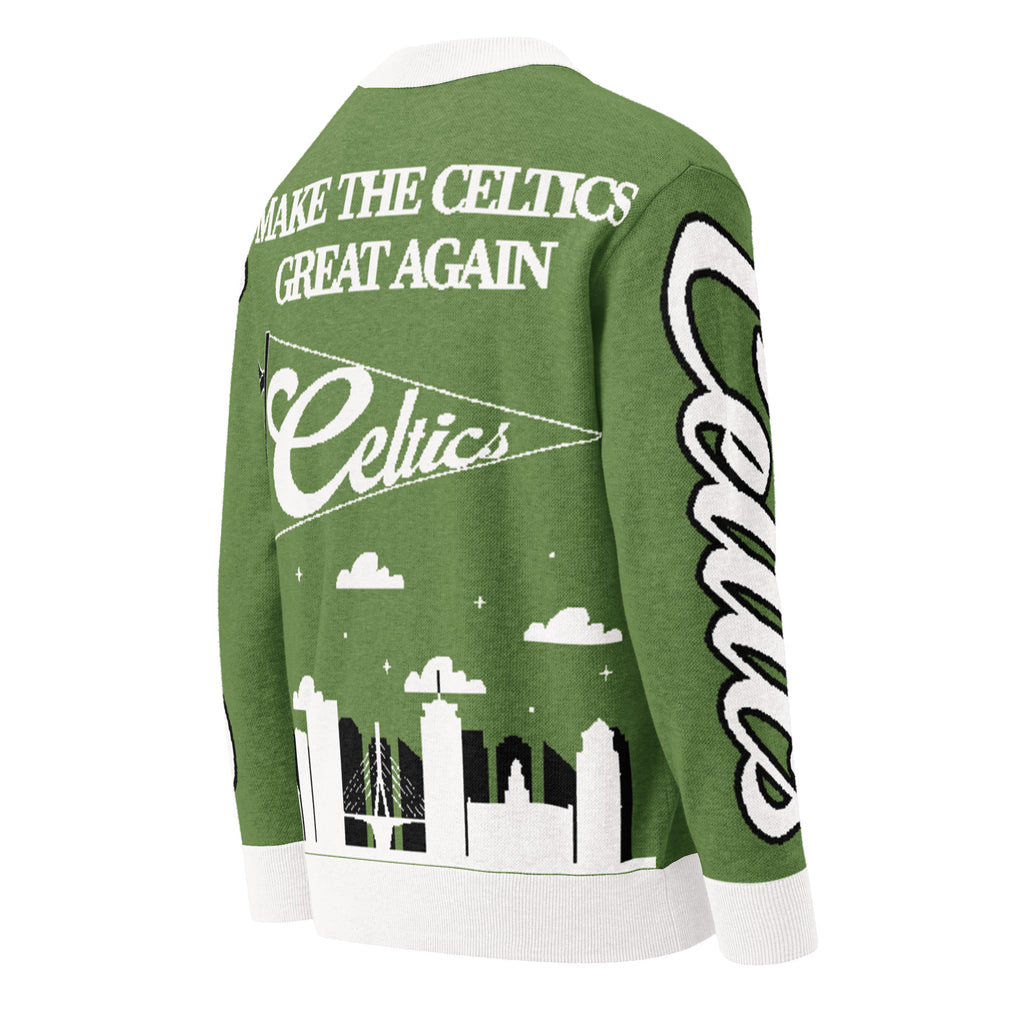 Boston Celtics Unisex Knitted Cardigan