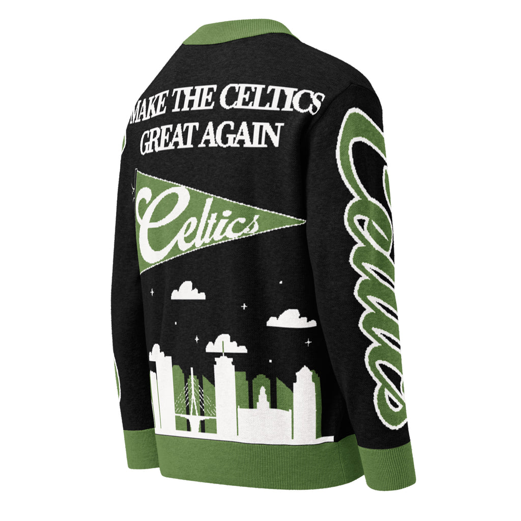 Boston Celtics Unisex Knitted Cardigan