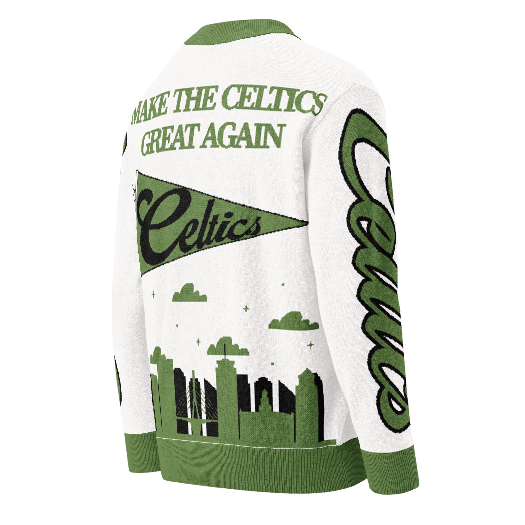 Boston Celtics Unisex Knitted Cardigan