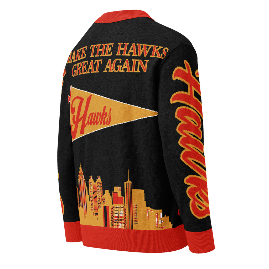 Atlanta Hawks Unisex Knitted Cardigan