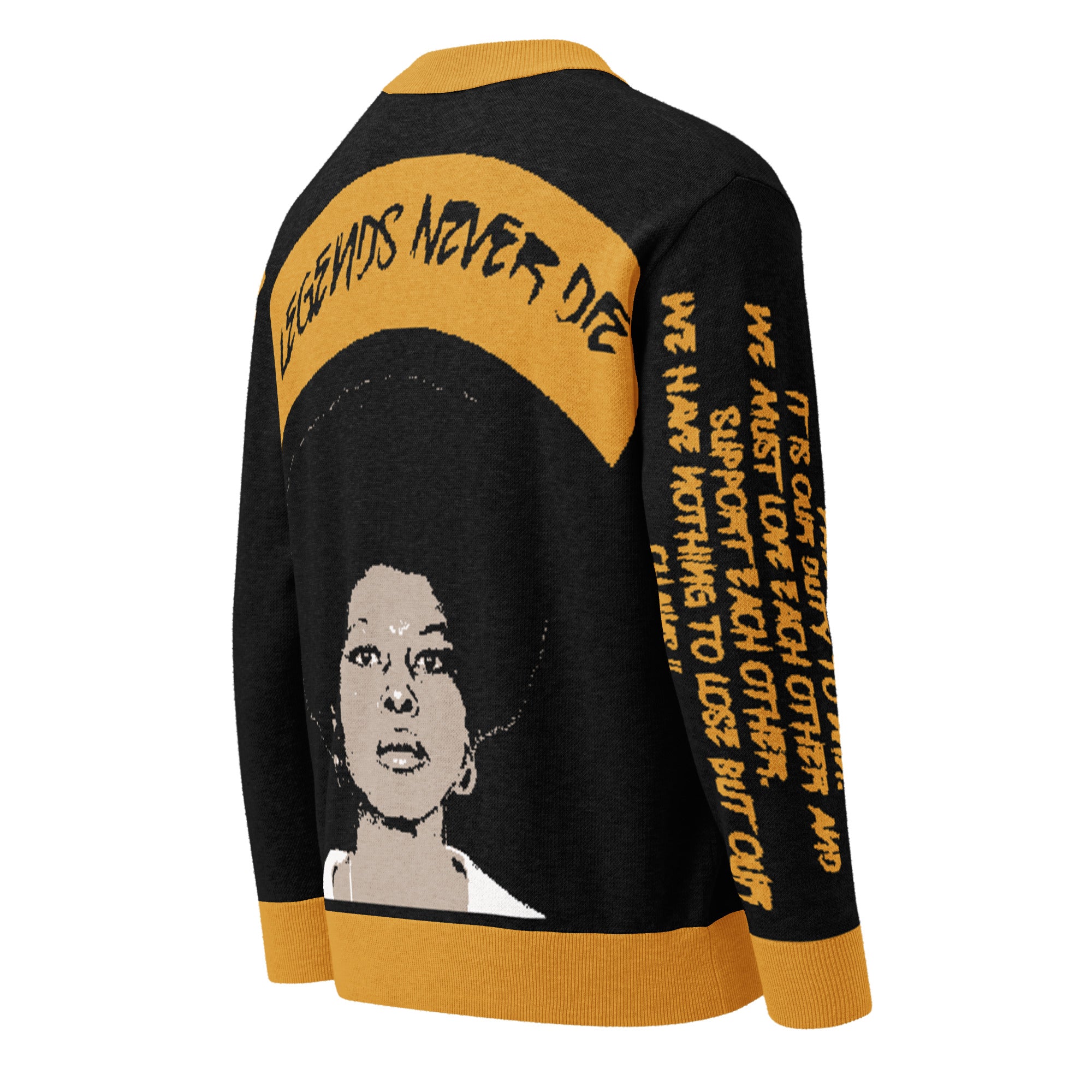 Assata Shakur x Legends Never Die Knitted Cardigan