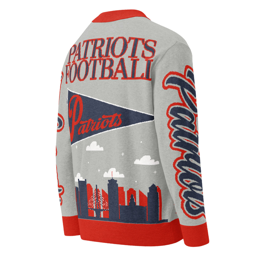 New England Patriots Knitted Cardigan