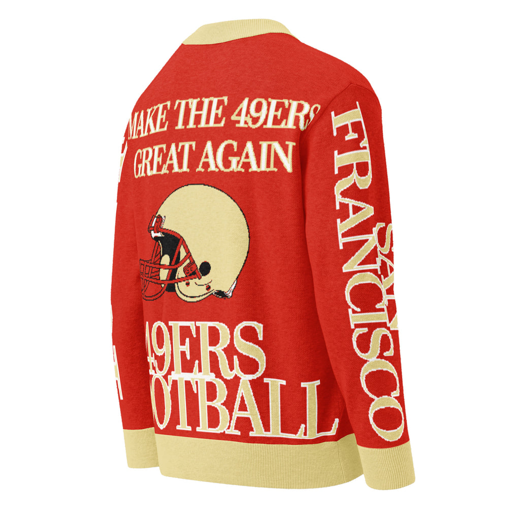 49ers Football Unisex Knitted Cardigan
