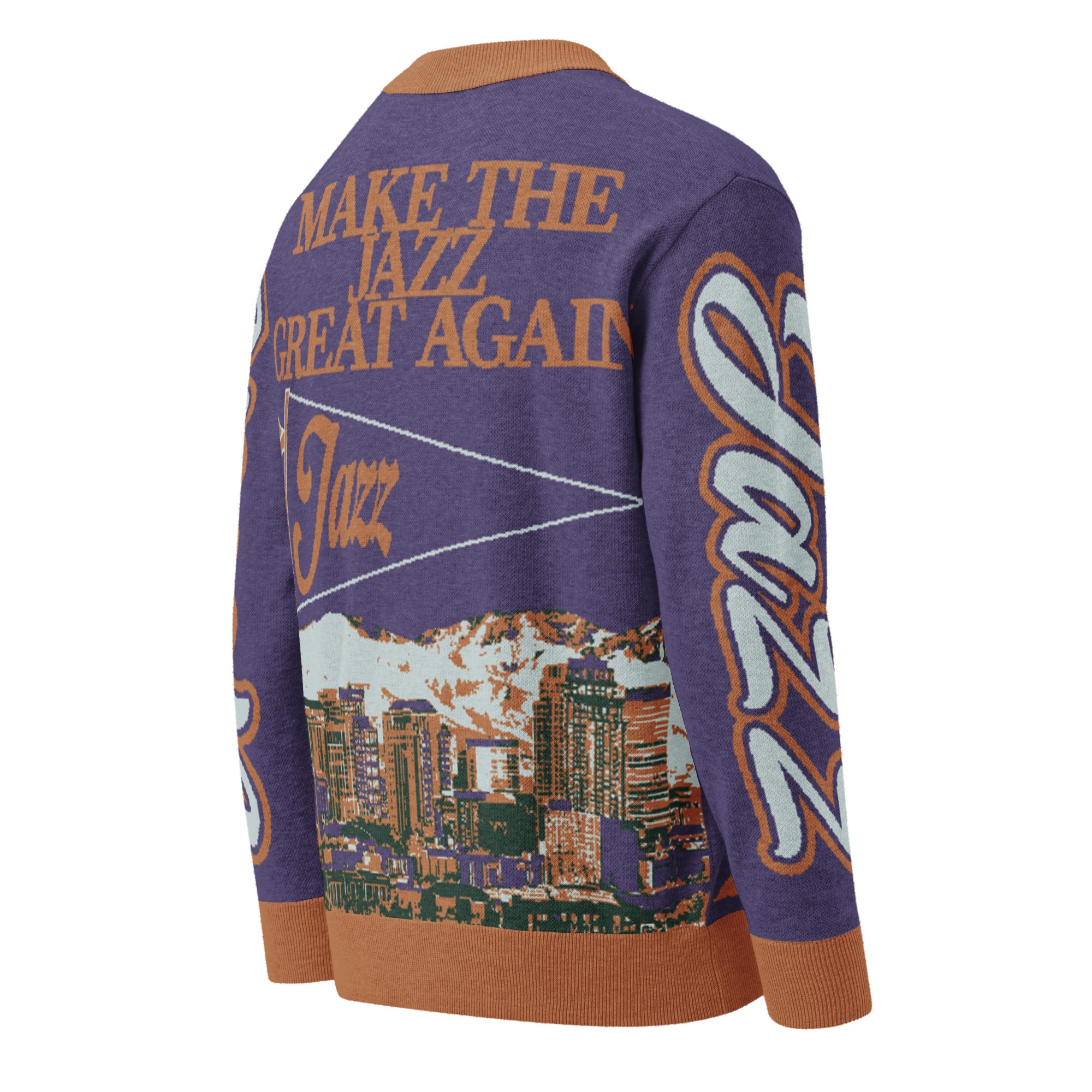 Utah Jazz Unisex Knitted Cardigan