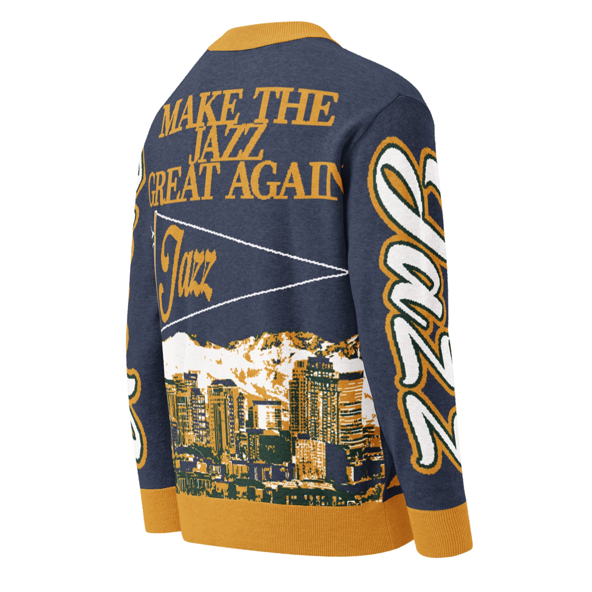 Utah Jazz Unisex Knitted Cardigan