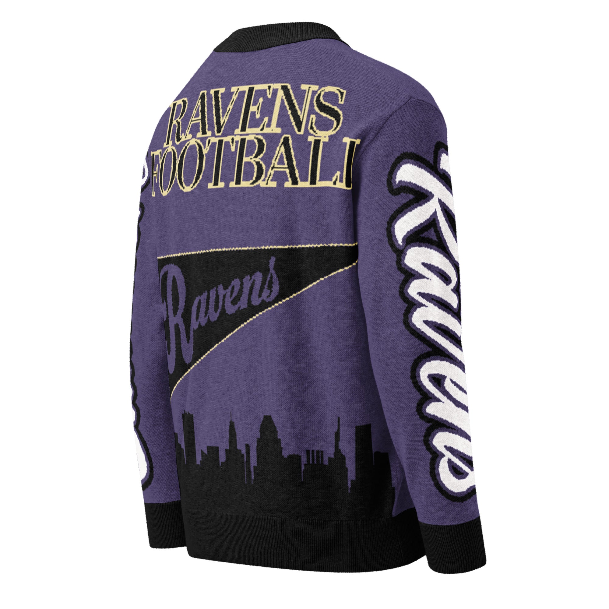 Baltimore Ravens Knitted Cardigan