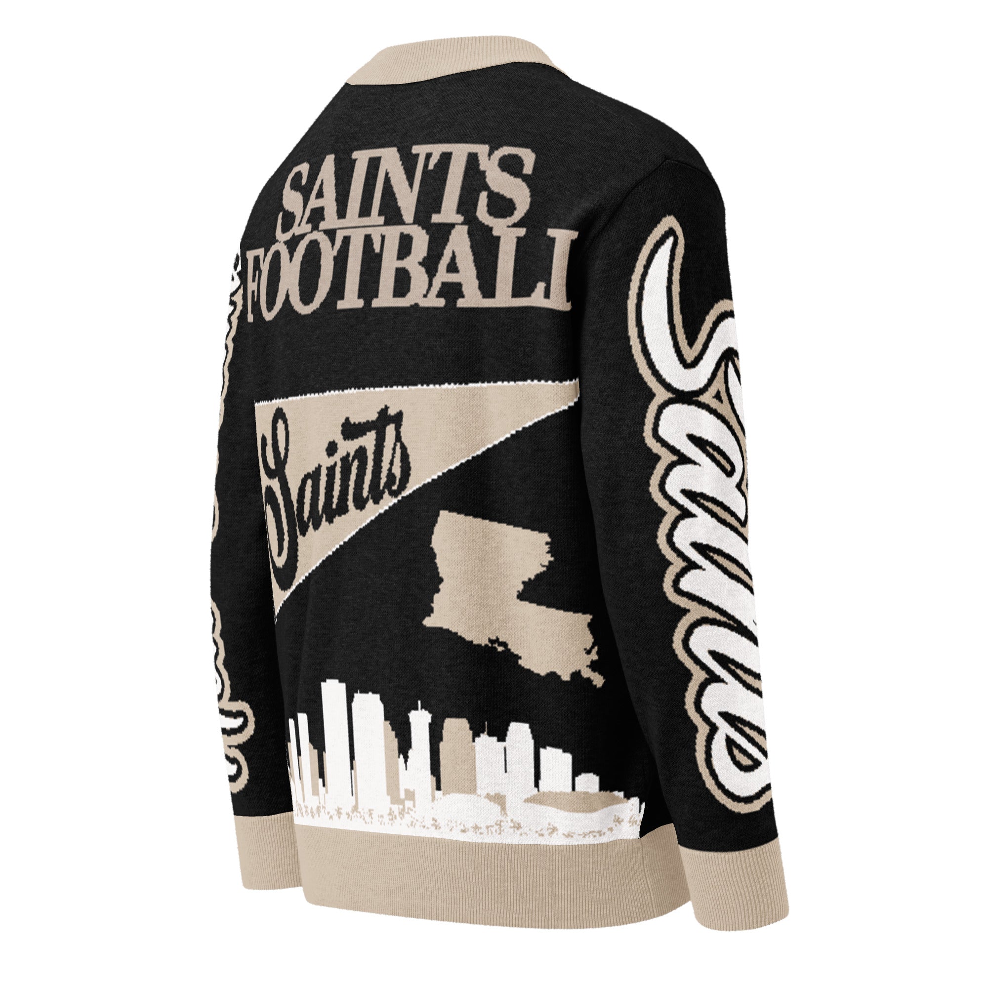 New Orleans Saints Knitted Cardigan