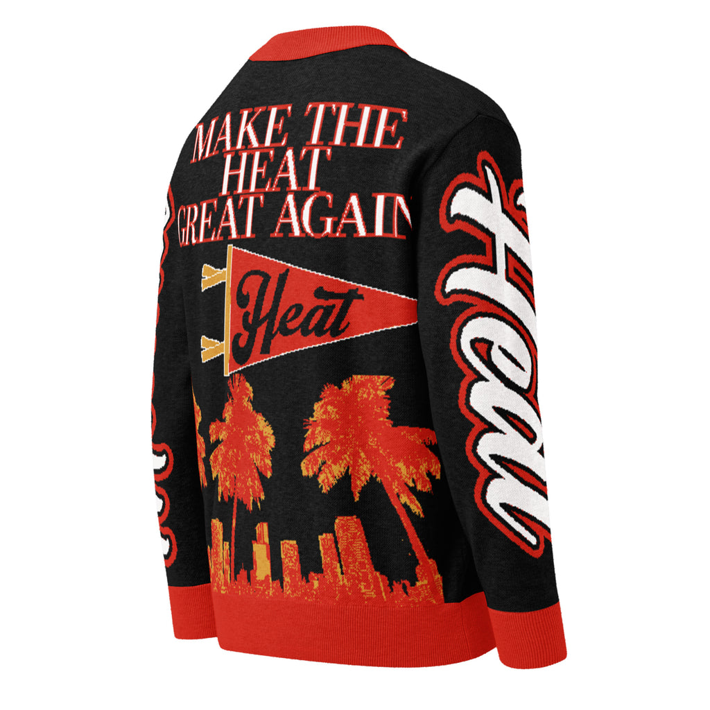 Miami Heat Unisex Knitted Cardigan