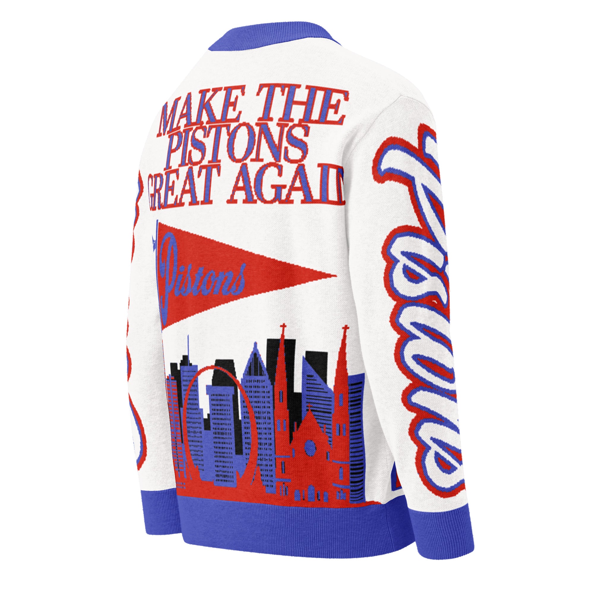 Detroit Pistons Unisex Knitted Cardigan