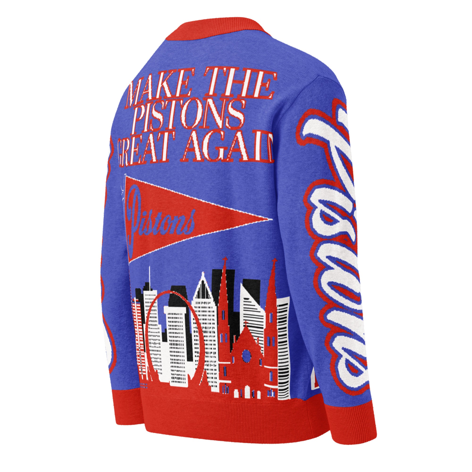 Detroit Pistons Unisex Knitted Cardigan