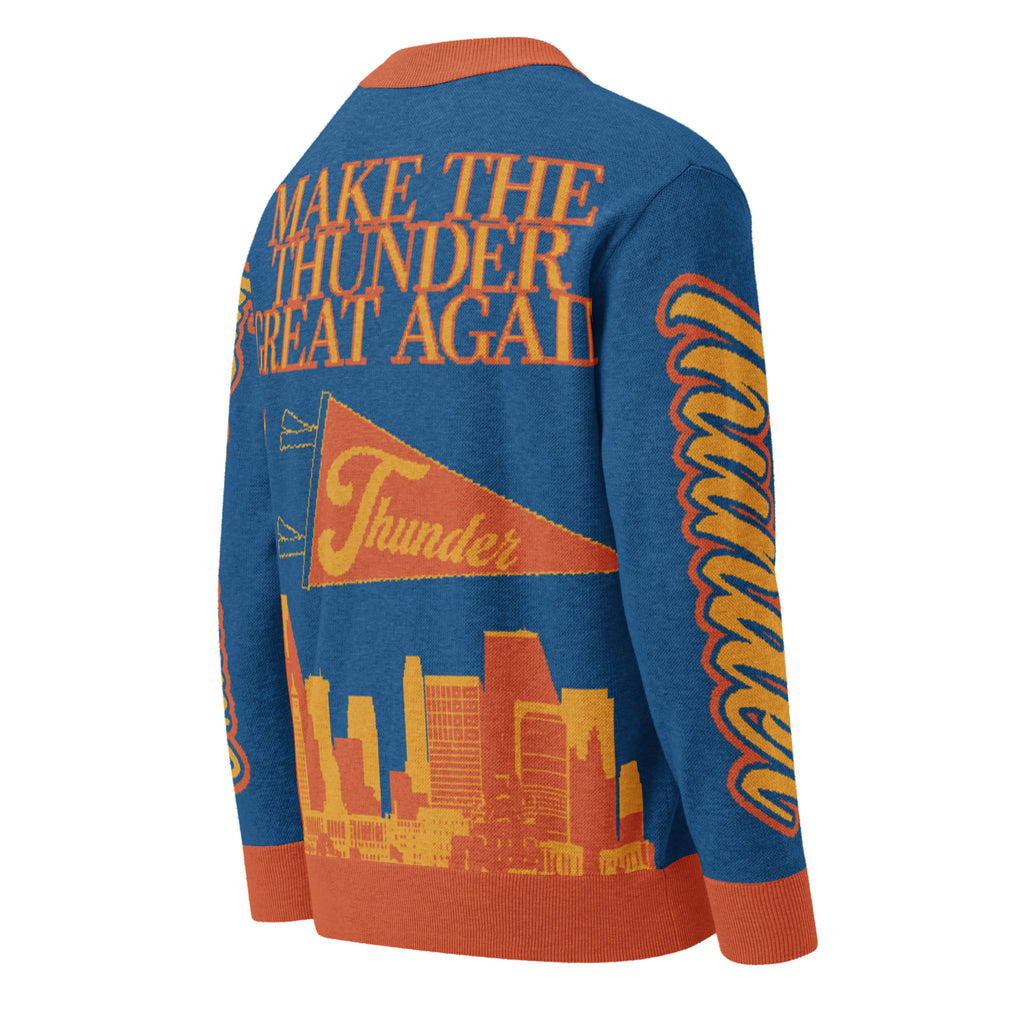 Oklahoma City Thunder Knitted Cardigan