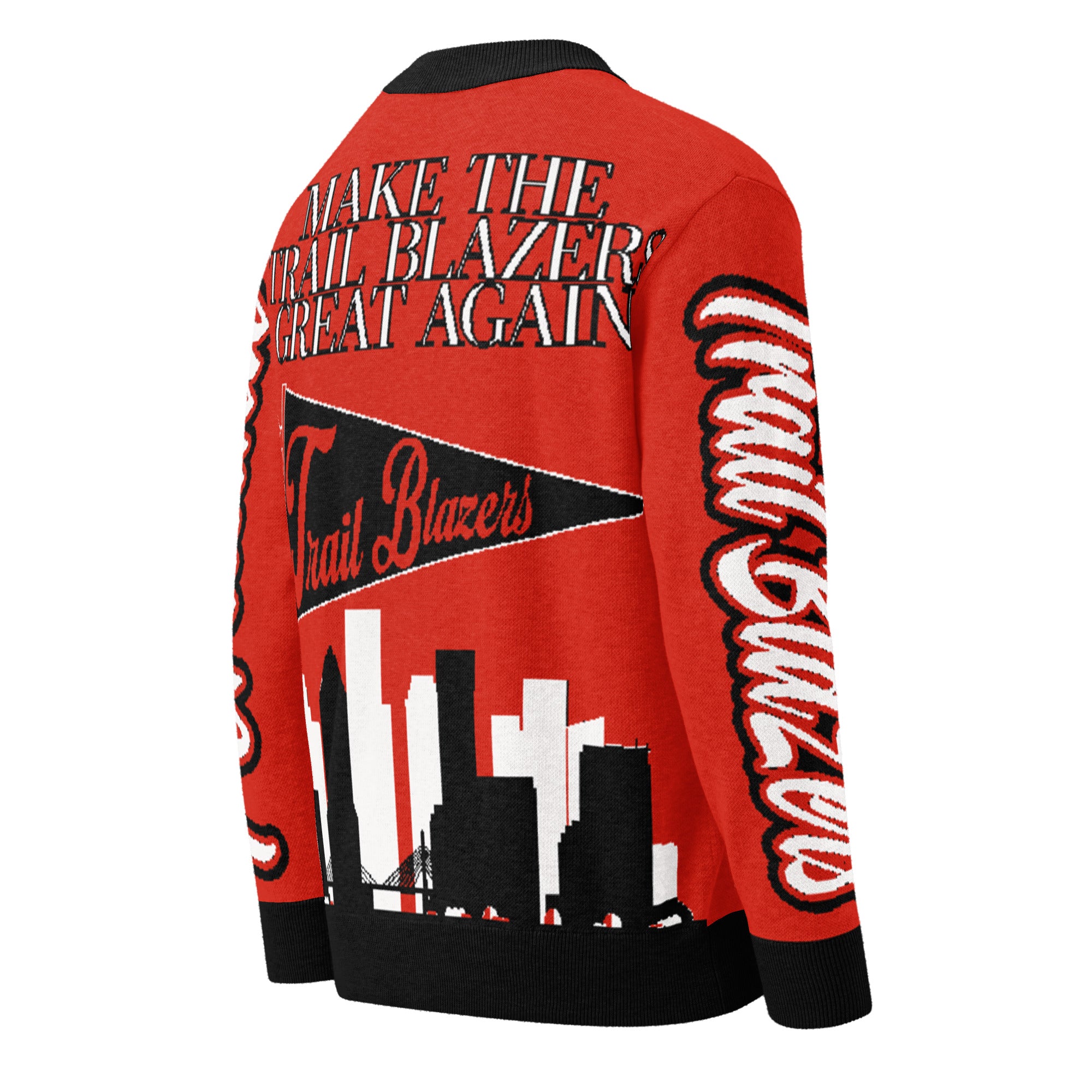 Portland Trail Blazers Unisex Knitted Cardigan