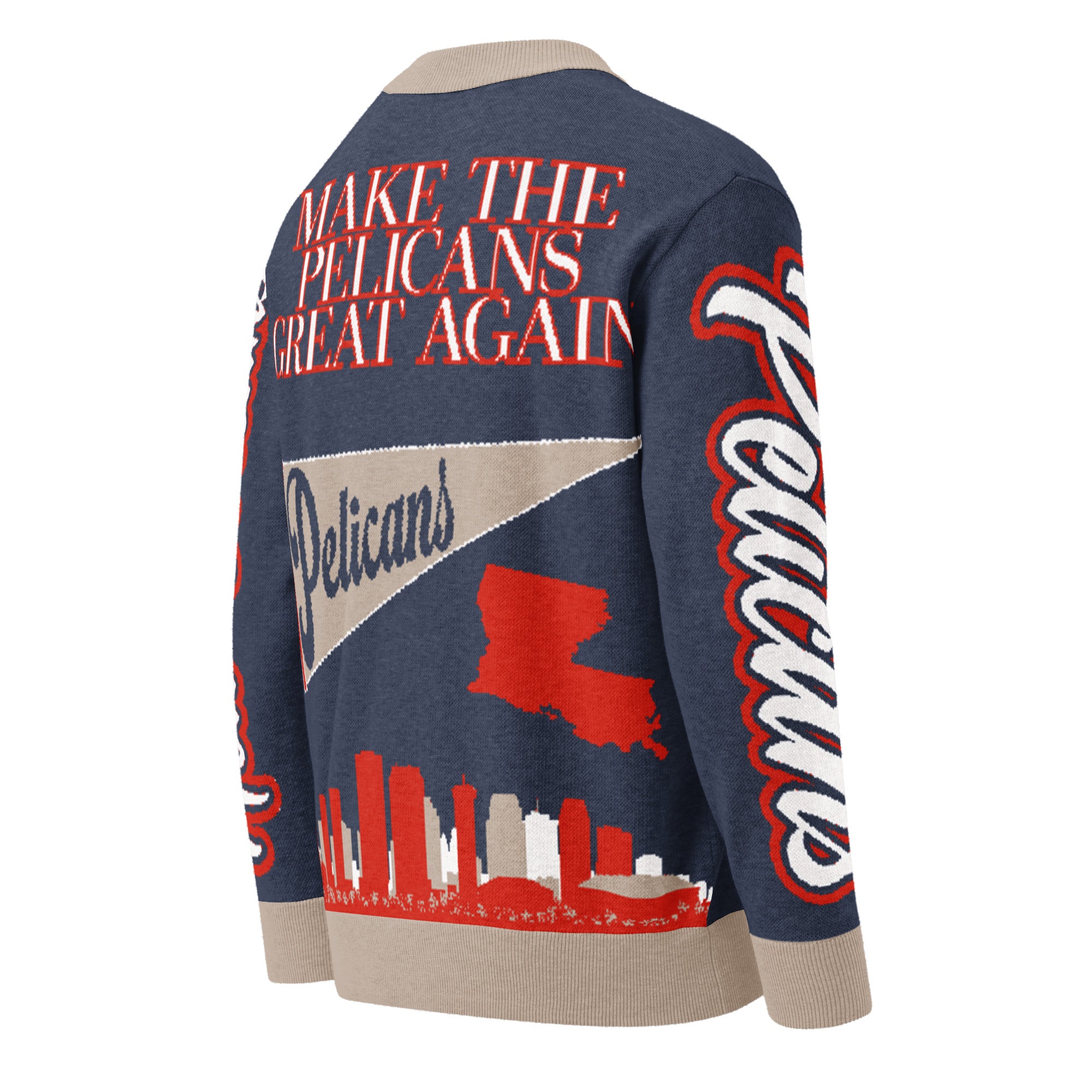 New Orleans Pelicans Unisex Knitted Cardigan