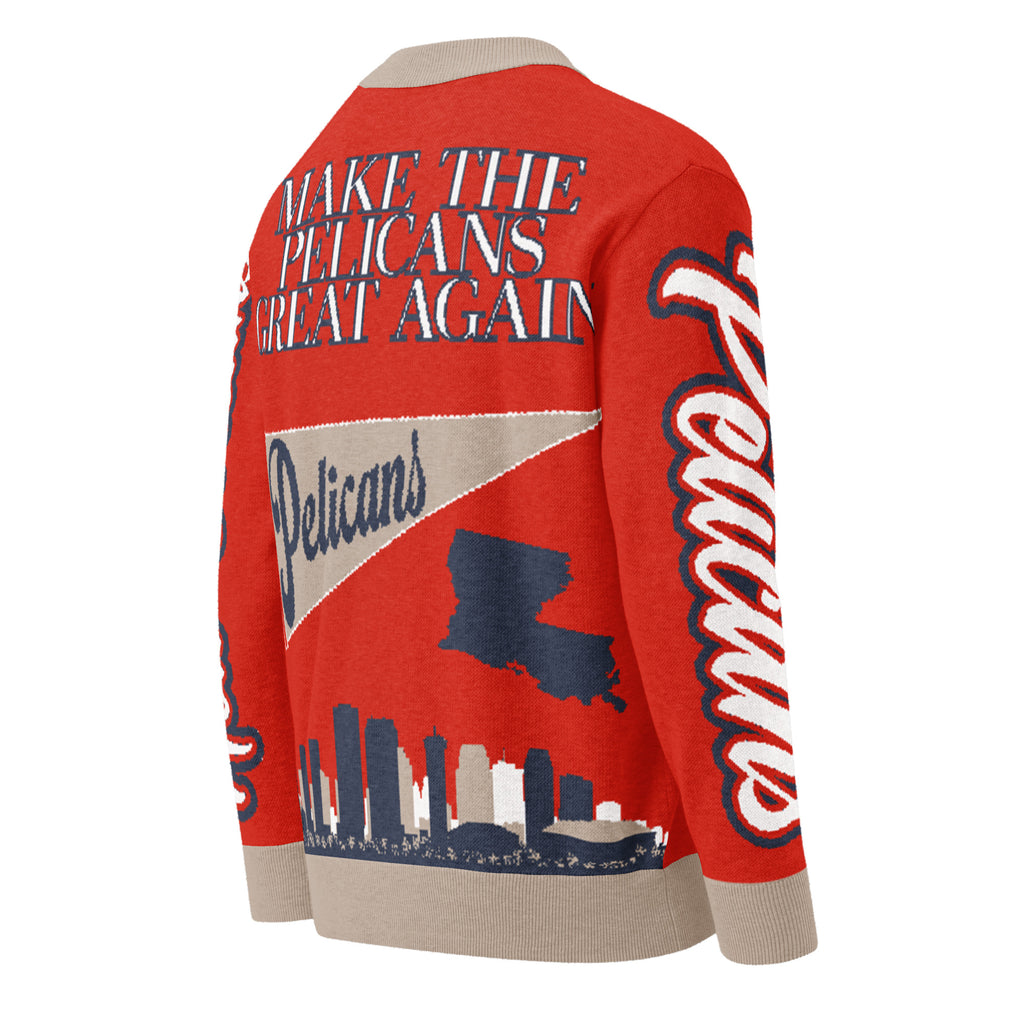 New Orleans Pelicans Unisex Knitted Cardigan