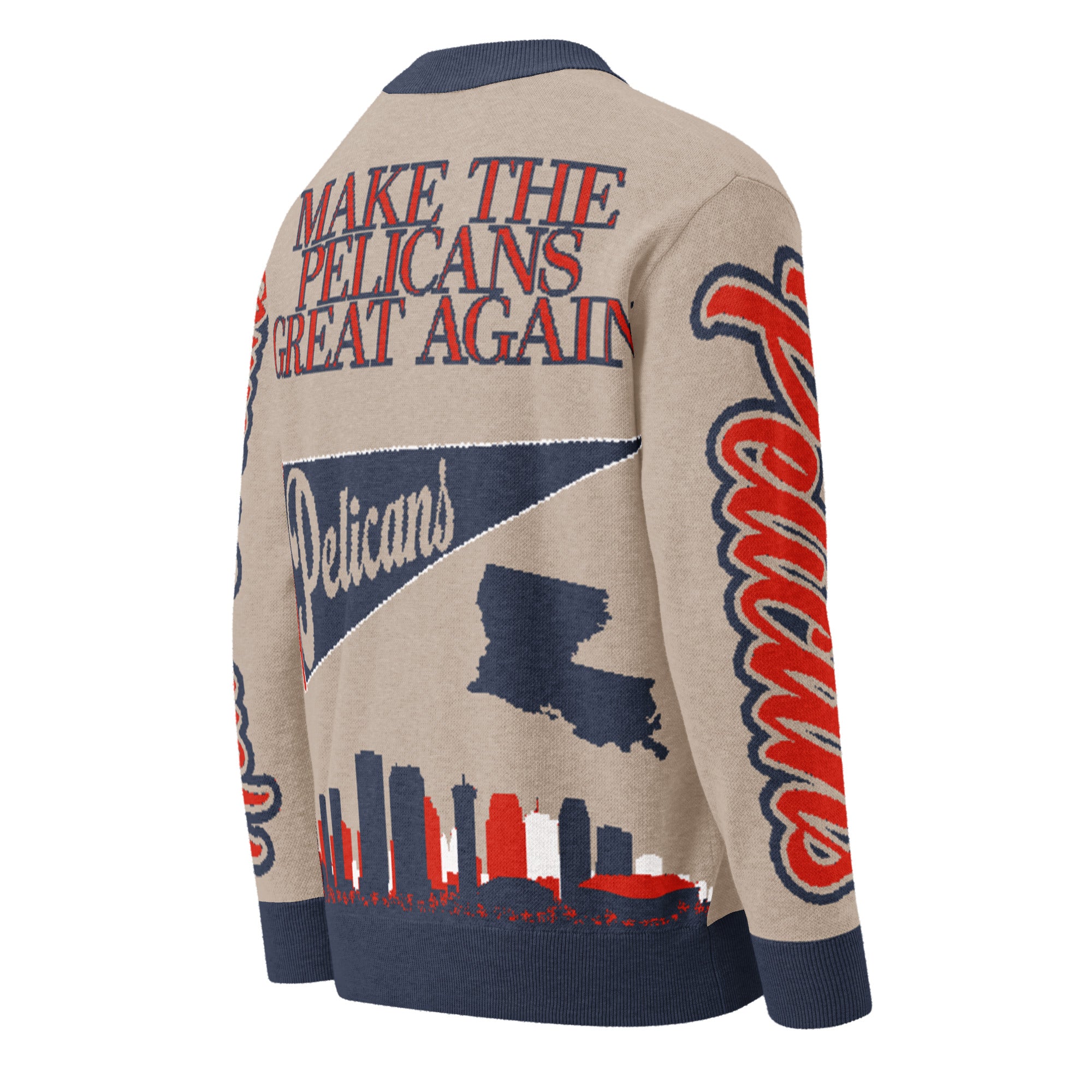 New Orleans Pelicans Unisex Knitted Cardigan
