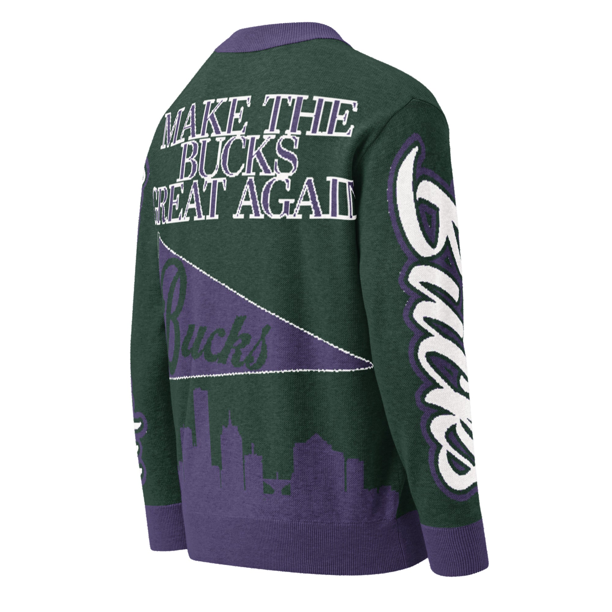 Milwaukee Bucks Unisex Knitted Cardigan