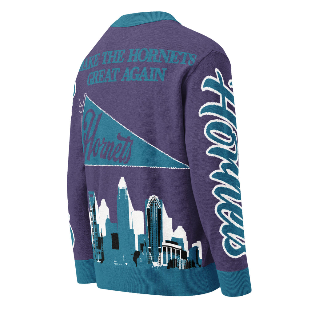 Charlotte Hornets Unisex Knitted Cardigan