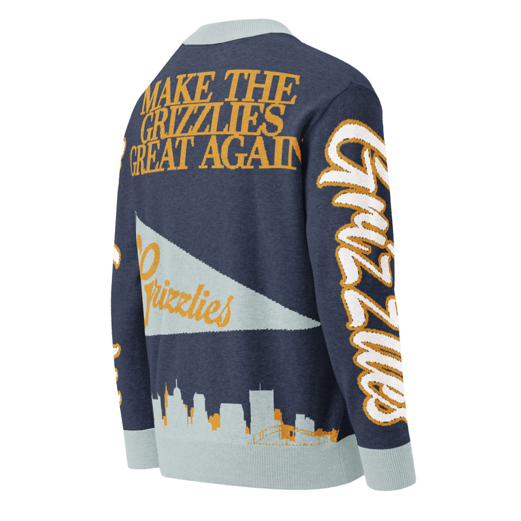 Memphis Grizzlies Unisex Knitted Cardigan