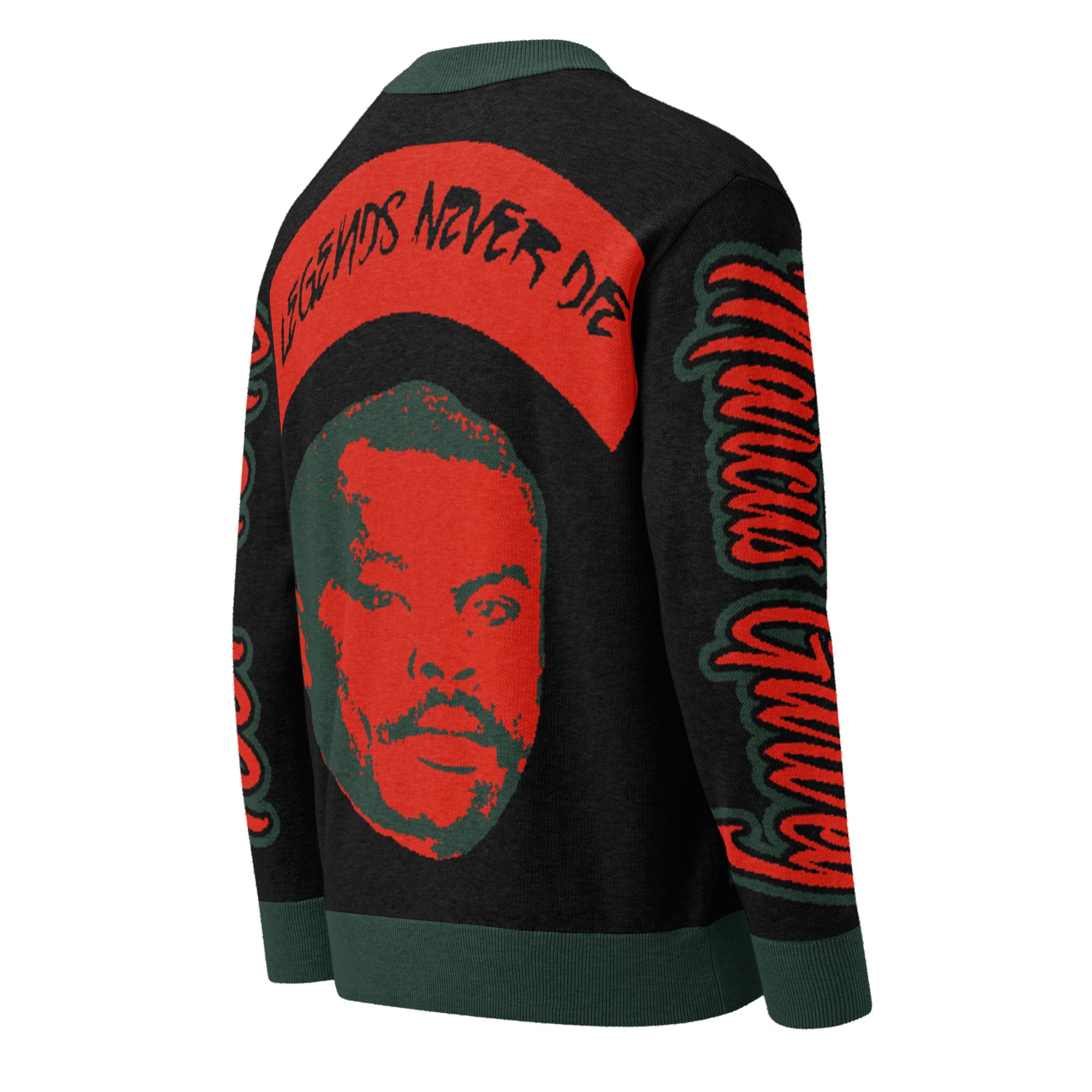 Marcus Garvey x Legends Never Die Knitted Cardigan