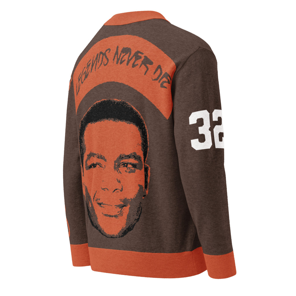 Jim Brown x Legends Never Die Knitted Cardigan