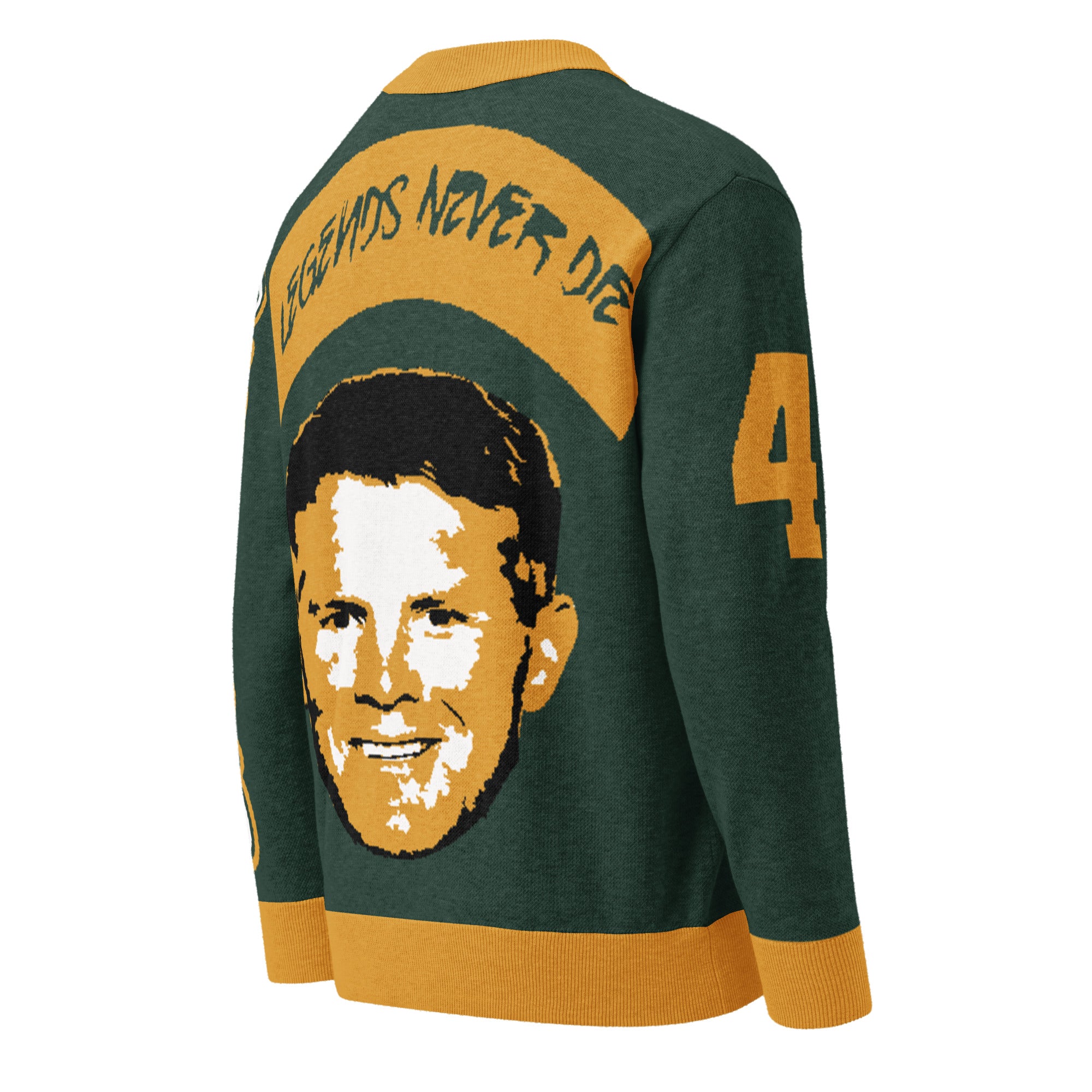 Brett Favre x Legends Never Die Knitted Cardigan
