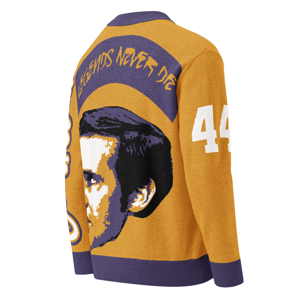 Jerry West x Legends Never Die Knitted Cardigan