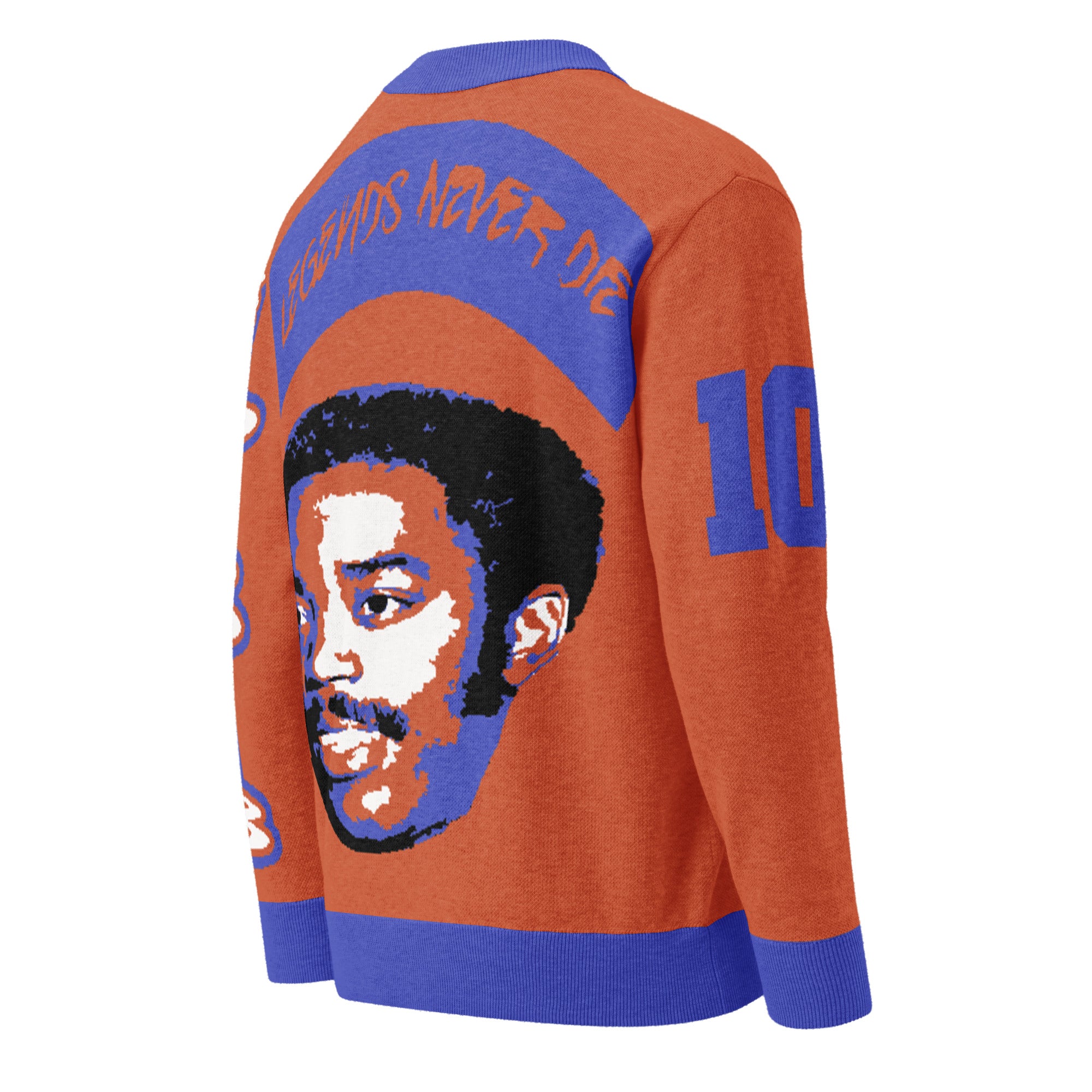Walt Clyde Frazier x Legends Never Die Knitted Cardigan