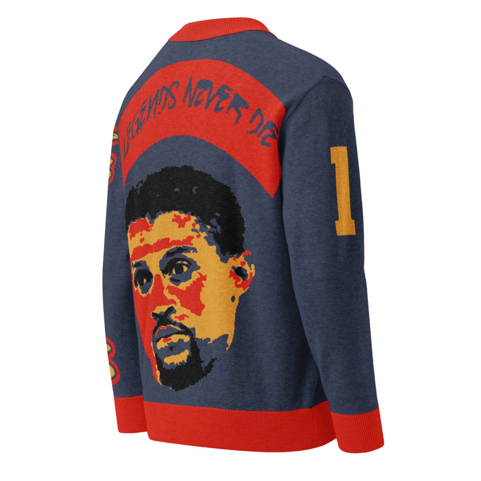 Mahmoud Abdul-Rauf x Legends Never Die Knitted Cardigan