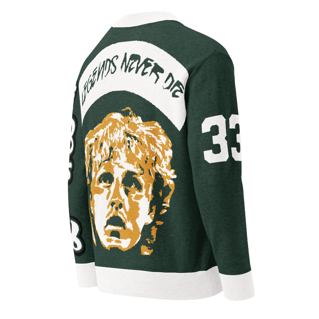 Larry Bird x Legends Never Die Knitted Cardigan