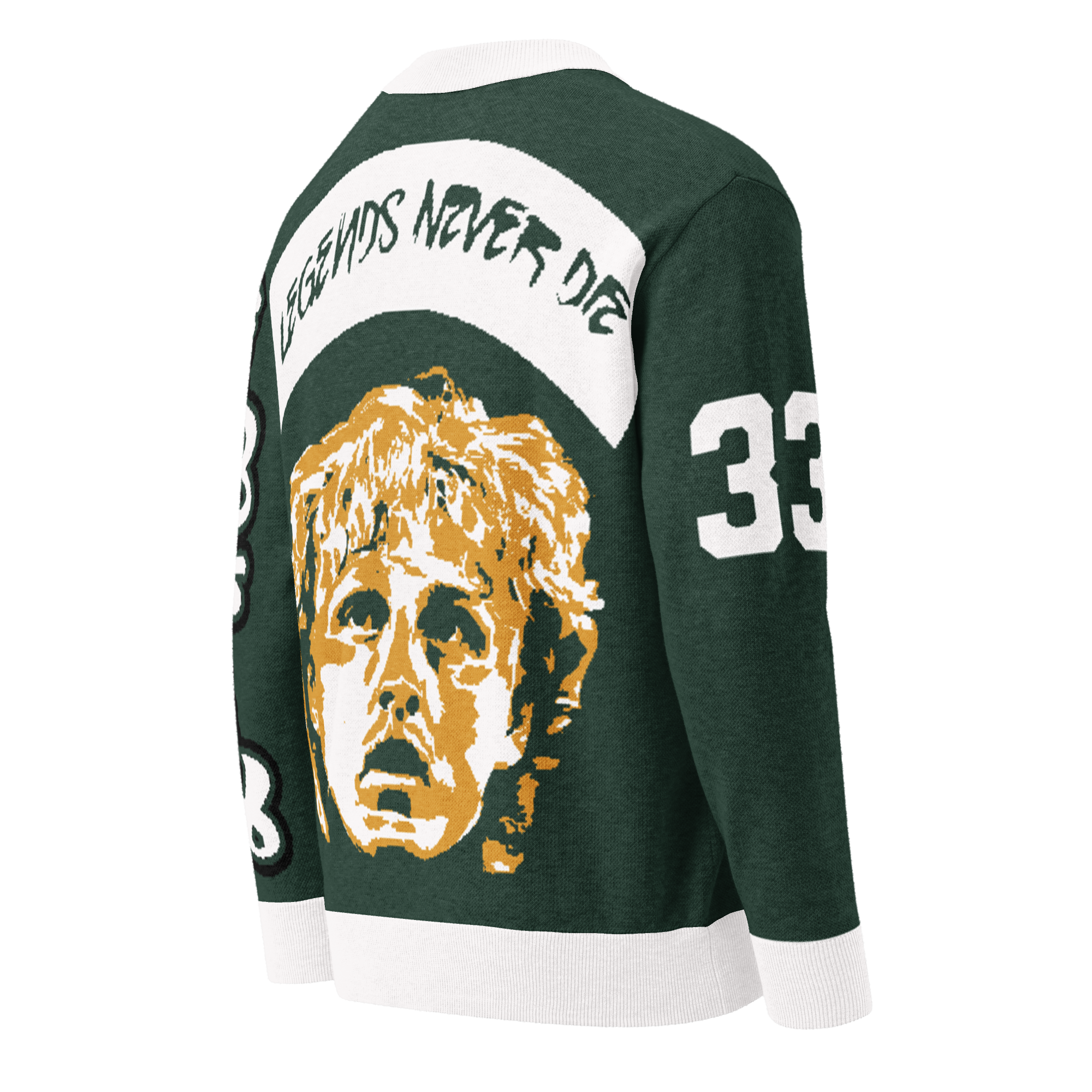 Larry Bird x Legends Never Die Knitted Cardigan