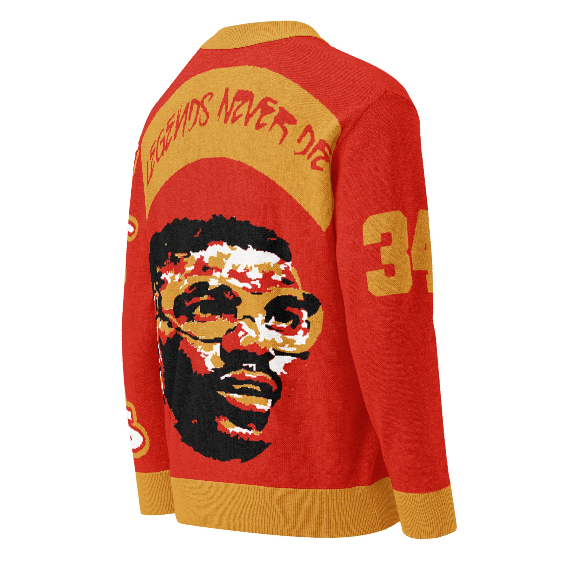 Hakeem Olajuwon x Legends Never Die Knitted Cardigan