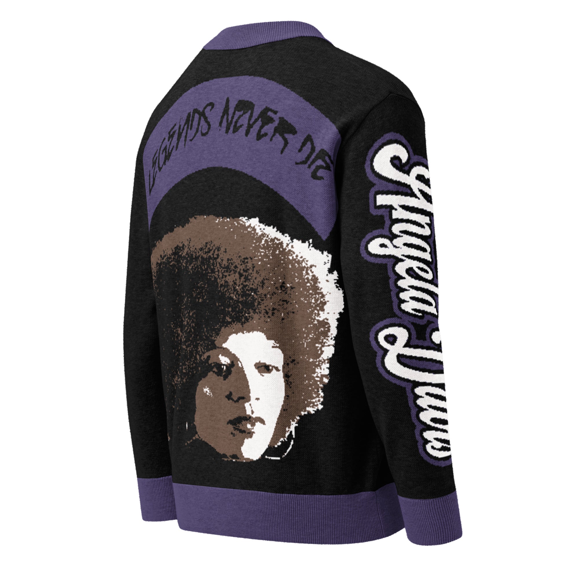 Angela Davis x Legends Never Die Knitted Cardigan