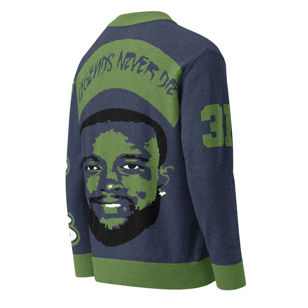 Kam Chancellor x Legends Never Die Knitted Cardigan