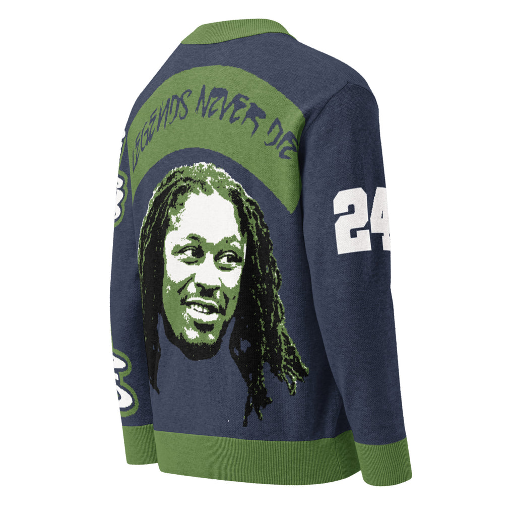 Marshawn Lynch x Legends Never Die Knitted Cardigan