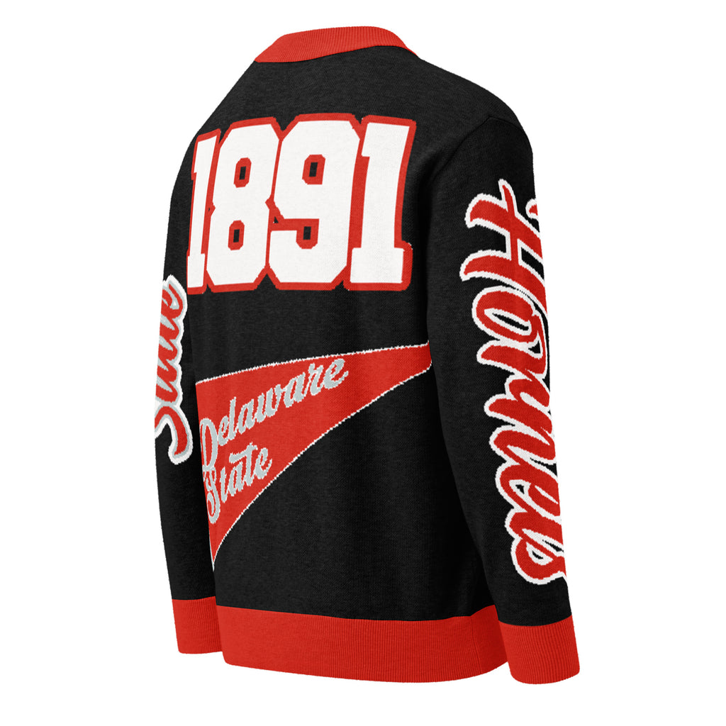 Delaware State University Knitted Cardigan
